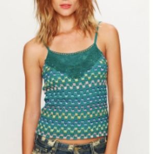 Free people crochet tank